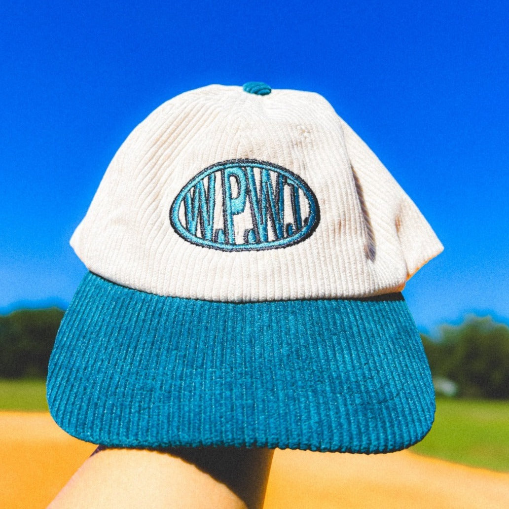 CORDUROY HAT - TEAL (PRE ORDER)